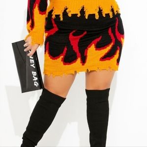 Curvy Girl Knit Skirt